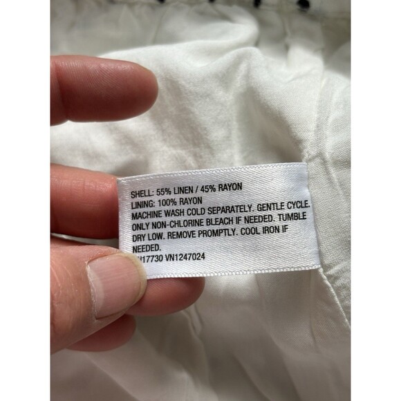 Kate Spade New York Target Mini Polka Dot Linen Shorts - Women's Size XL - Picture 4 of 10